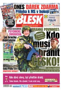 Obálka BLESK - 9.5.2022