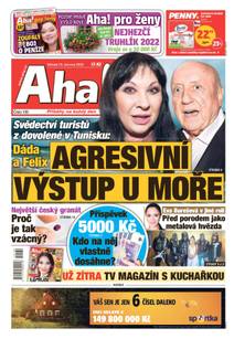 Obálka Aha! - 15.6.2022