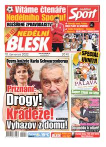 Obálka NEDĚLNÍ BLESK - 28/2022