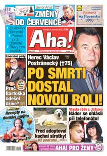 Obálka Aha! - 11.7.2022