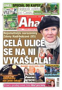 Obálka Aha! - 15.7.2022