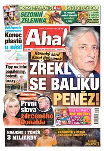 Obálka Aha! - 21.7.2022