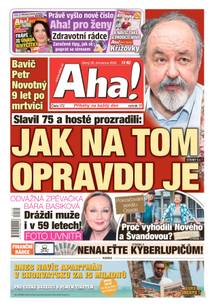 Obálka Aha! - 26.7.2022