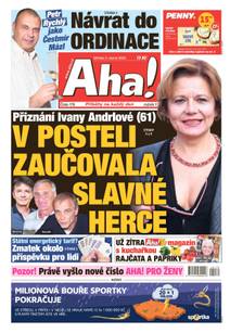 Obálka Aha! - 3.8.2022