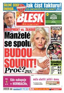 Obálka BLESK - 8.8.2022