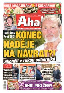 Obálka Aha! - 18.8.2022