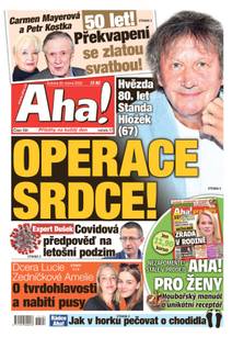 Obálka Aha! - 20.8.2022