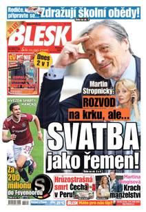 Obálka BLESK - 20.8.2022