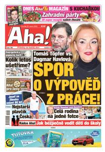 Obálka Aha! - 25.8.2022