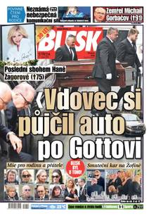 Obálka BLESK - 31.8.2022