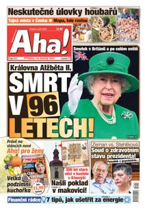 Obálka Aha! - 9.9.2022