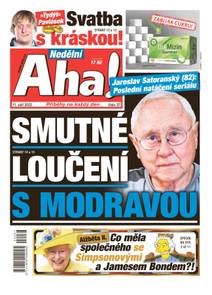 Obálka Nedělní Aha! - 37/2022