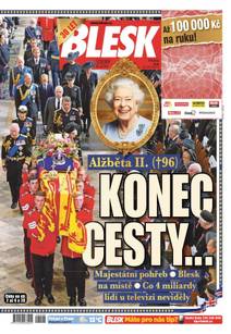 Obálka BLESK - 20.9.2022