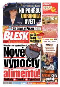 Obálka BLESK - 21.9.2022