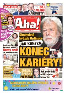 Obálka Aha! - 26.9.2022