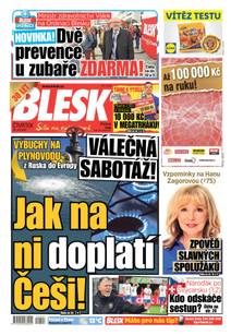 Obálka BLESK - 29.9.2022