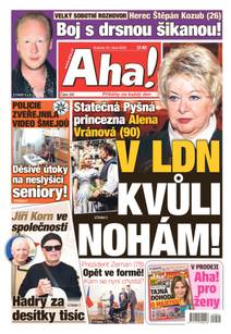 Obálka Aha! - 15.10.2022