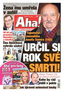 Obálka Aha! - 17.10.2022