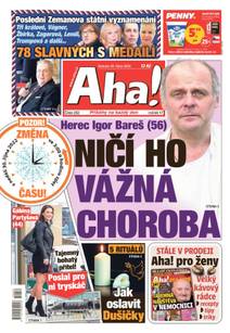 Obálka Aha! - 29.10.2022