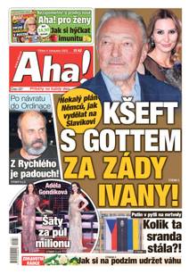 Obálka Aha! - 4.11.2022