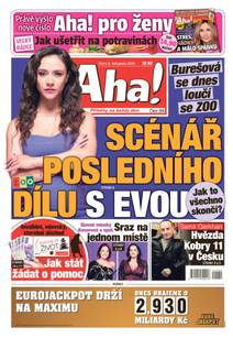 Obálka Aha! - 8.11.2022