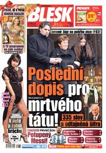 Obálka BLESK - 23.11.2022