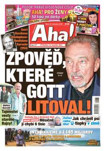 Obálka Aha! - 29.11.2022