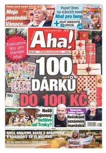 Obálka Aha! - 13.12.2022