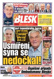 Obálka BLESK - 19.12.2022