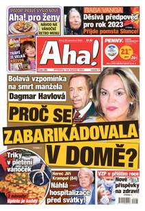 Obálka Aha! - 20.12.2022