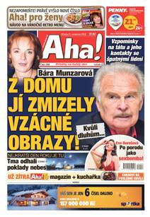 Obálka Aha! - 21.12.2022