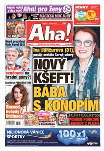 Obálka Aha! - 1.2.2023