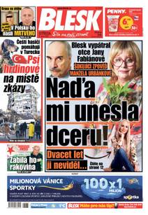 Obálka BLESK - 8.2.2023