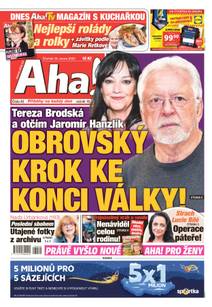 Obálka Aha! - 16.2.2023