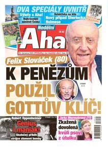 Obálka Nedělní Aha! - 29/2023