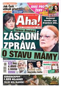 Obálka Aha! - 25.7.2023