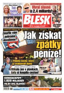 Obálka BLESK - 25.7.2023
