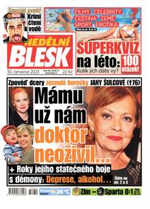 Obálka NEDĚLNÍ BLESK - 30/2023