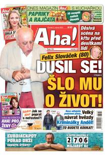 Obálka Aha! - 3.8.2023