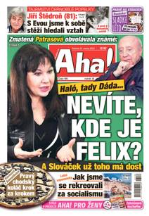 Obálka Aha! - 12.8.2023