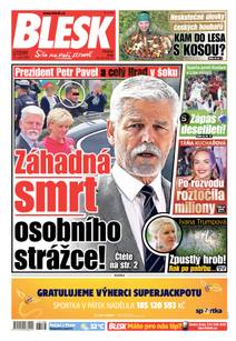 Obálka BLESK - 15.8.2023