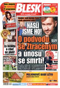 Obálka BLESK - 1.9.2023