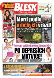 Obálka BLESK - 8.9.2023