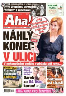 Obálka Aha! - 22.9.2023