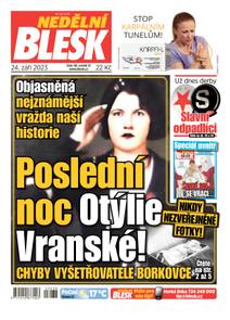 Obálka NEDĚLNÍ BLESK - 38/2023