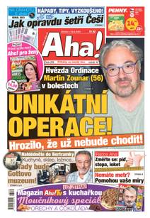 Obálka Aha! - 4.10.2023