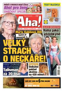 Obálka Aha! - 20.10.2023