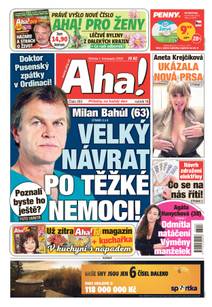 Obálka Aha! - 1.11.2023