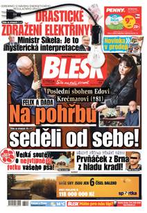 Obálka BLESK - 1.11.2023