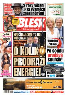 Obálka BLESK - 3.11.2023